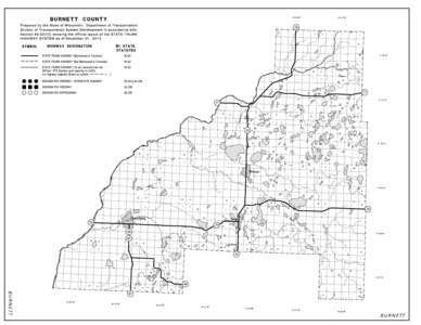 R-15-W  BURNETT COUNTY Prepared by the State of Wisconsin,  Department of Transportation