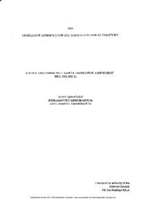 2003  LEGISLATIVE ASSEMBLY FOR THE AUSTRALIAN CAPITAL TERRITORY JUSTICE AND COMMUNITY SAFETY LEGISLATION AMENDMENT BILL[removed]NO 2)