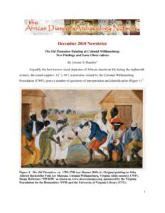 Southern art / The Old Plantation / Racism / Joseph Opala / Colonial Williamsburg / Gullah / Slavery / United States / Virginia / American art / Folk art