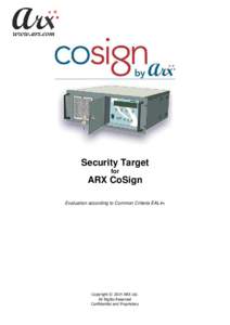 _Revoke-_  Security Target for  ARX CoSign