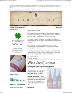 March Madness at Fireside Winery