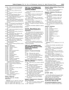 Federal Register / Vol. 67, No[removed]Wednesday, January 23, [removed]Proposed Rules[removed]What notice does the debarring official give me if I am proposed for debarment? [removed]When does a debarment take effect?