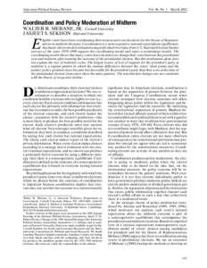 American Political Science Review  Vol. 96, No. 1 March 2002