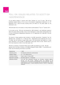 Microsoft Word - TNS UK - Scottish Independence Poll _BBC Documentary_ - 11th February 2014 _3_