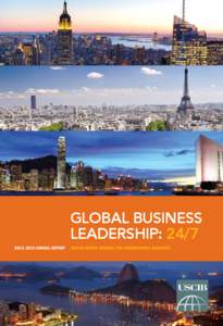 2012–2013 annual report  GLOBAL BUSINESS