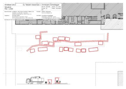 Art|Baselby Tadashi Kawamata + Christophe Scheidegger Situation Mst: 1/200