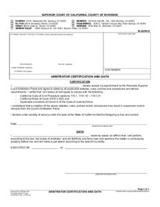 SUPERIOR COURT OF CALIFORNIA, COUNTY OF RIVERSIDE BANNING 135 N. Alessandro Rd., Banning, CA[removed],(7$ 30744-D Auld Rd., Ste. 1226, Murrieta, CA[removed]BLYTHE 265 N. Broadway, Blythe, CA[removed]$/0635,1*[removed]E. Ta