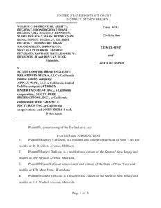 UNITED STATES DISTRICT COURT DISTRICT OF NEW JERSEY WILBUR C. DEGROAT, III, ARLITTA