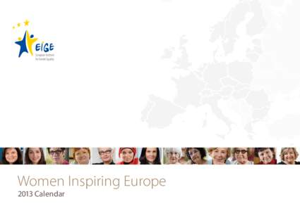 Women Inspiring Europe 2013 Calendar Artemis Toumazi Cyprus