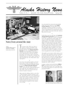 Volume 34, No. 1  Quarterly of the Alaska Historical Society Spring 2006