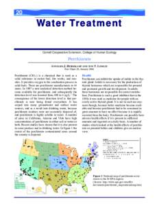 20  Water Treatment Cornell Cooperative Extension, College of Human Ecology  Perchlorate