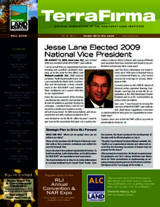 OFFICIAL  FALL 2008 NEWSLETTER