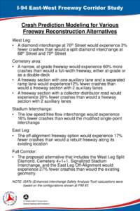 Crash prediction modeling