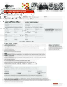 Membership Application: Student (Please Print or Type) Mr.  Ms.