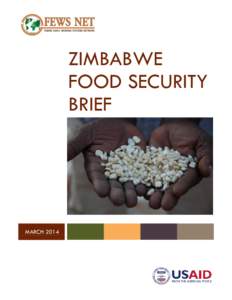 ZIMBABWE FOOD SECURITY BRIEF MARCH 2014