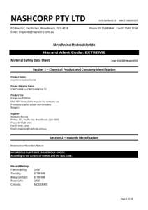 Microsoft Word - Nashcorp_Strychnine MSDS Feb 2013.docx