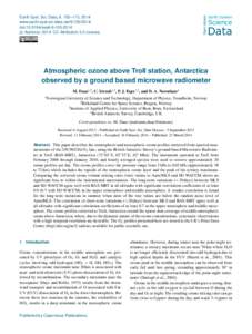 Open Access  Earth Syst. Sci. Data, 6, 105–115, 2014 www.earth-syst-sci-data.net[removed]doi:[removed]essd[removed] © Author(s[removed]CC Attribution 3.0 License.