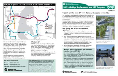 Future regional transit system with Sound Transit[removed]REDMOND October 2014