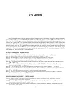 Open-File Report[removed], DVD TOC