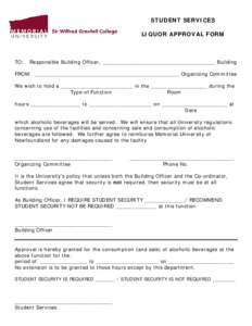 Microsoft Word - Liquor Approval form Grenfell.doc