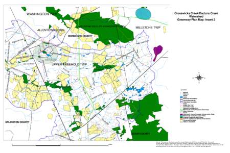 Crosswicks Creek/Doctors Creek Watershed Greenway Plan Map: Insert 2 WASHINGTON TWP