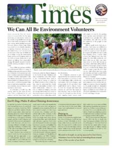 Times Peace Corps Issue 1, 2008  Focus on Earth Day
