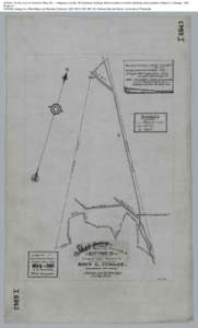 Exhibit 1 for the Court of Common Pleas No. 1, Allegheny County, Pennsylvania showing relative position of entries standing under property of Boyd G. Cubbage, 1903 Folder 27 CONSOL Energy Inc. Mine Maps and Records Colle