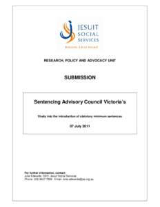 Law / Mandatory sentencing / Youth justice in England and Wales / Restorative justice / Sentence / Youth Criminal Justice Act / Sentencing in England and Wales / Sentencing / Ethics / Crime