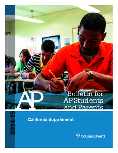 Bulletin for AP Students and Parents California Supplement