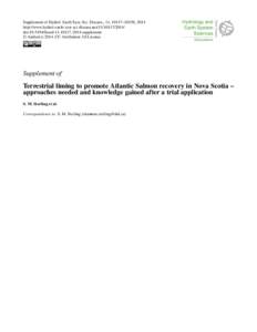 Supplement of Hydrol. Earth Syst. Sci. Discuss., 11, 10117–10156, 2014 http://www.hydrol-earth-syst-sci-discuss.net[removed]doi:[removed]hessd[removed]supplement © Author(s[removed]CC Attribution 3.0 Licens