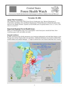 Central State Forest Health Watch