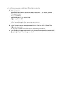 ATB 443 SAYA UYGULAMASI DERSİNİ ALAN ÖĞRENCİLERİN DİKKATİNE!  Saha uygulamasına, Kurumlarda Fiziksel Çevre ve Yönetimi ile başlayan öğrencilerin 3. Kat seminer odasında, Tüketici eğitimi Lab 2,