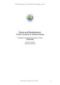 World Commission on Dams / Hydraulic engineering / Thayer Scudder / Environmental flow / International Rivers / Dams and hydropower in Ethiopia / Rivers / Water / Dams