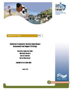 Strategic Plan – PhaseCalifornia Freshwater Harmful Algal Blooms Assessment and Support Strategy