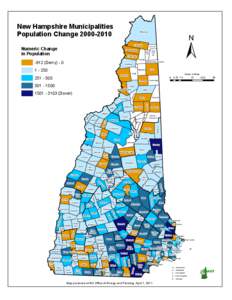 New Hampshire Municipalities Population Change[removed]Clarksville  Numeric Change