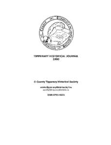 © Tipperary Historical JournalppT.G. McGrath; P. Riggs; D.G. Marnane; W. Nolan; M. Bourke  © Tipperary Historical JournalppT.G. McGrath; P. Riggs; D.G. Marnane; W. Nolan; M. Bo