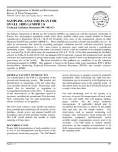 Microsoft Word - SW-1997-G3 Sampling Small Arid Landfills.docx