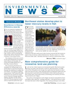 E N V I R O N M E N TA L  N E W S Newsletter of the N.H. Department of Environmental Services