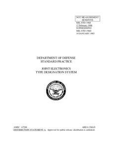 Standards / Equipment of the United States Air Force / United States / Telecommunications engineering / United States Military Standard / Systems engineering process / MIL-STD-130N / AN/SPG-55 / Joint Electronics Type Designation System / Radio electronics / Electronic engineering