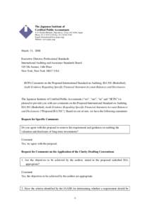 The Japanese Institute of Certified Public Accountants[removed]Kudan-Minami, Chiyoda-ku, Tokyo[removed], Japan Phone: [removed]Fax: [removed]Email: [removed] Website: www.jicpa.or.jp