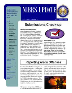 ARKANSAS CRIME INFORMATION CENTER ONE CAPITOL MALL LITTLE  NIBRS UPDATE