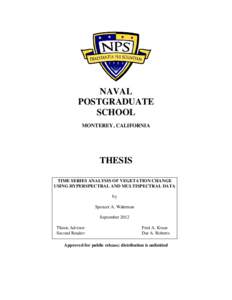 NAVAL POSTGRADUATE SCHOOL MONTEREY, CALIFORNIA  THESIS