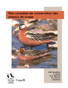 Plan canadien de conservation des oiseaux de rivage G.M. Donaldson C. Hyslop R.I.G. Morrison