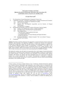 United Nations Convention on Contracts for the International Sale of Goods / Contract / Taylor v Caldwell / Conflict of contract laws / Frustration in English law / Common law / Lex mercatoria / Impracticability / Frustration of purpose / Law / Contract law / English contract law