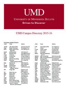 UMD Lockup - Driven To Discover