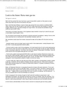 Fuel tax / Iowa / Tax / Chet Culver / State governments of the United States / Transport / Place of birth missing / Tom Rielly / Year of birth missing