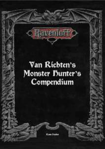  Van Richten’s Monster Hunter’s Compendium   Van Richten’s Monster Hunter’s Compendium