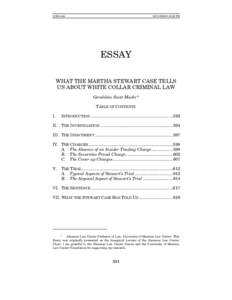 Insider trading / Financial system / Corruption / Fraud / ImClone stock trading case / Martha Stewart / ImClone Systems / Samuel D. Waksal / Securities fraud / Crime / Business / Corporate crime