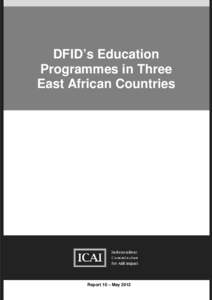 International relations / Department for International Development / Education for All – Fast Track Initiative / Education for All Global Monitoring Report / Millennium Development Goals / Universal Primary Education / Rwanda / Minouche Shafik / International development / Development / International economics