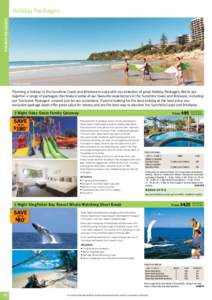 HOLIDAY PACKAGES  Holiday Packages Coolum Beach